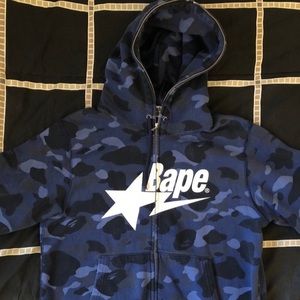 bape bapesta hoodie